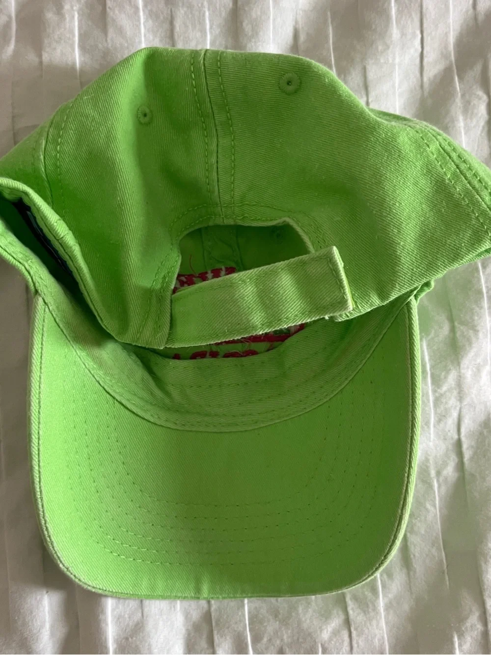 🌴 Key West Florida Bright Green + Pink Baseball Cap | Beach Travel Vacation Hat